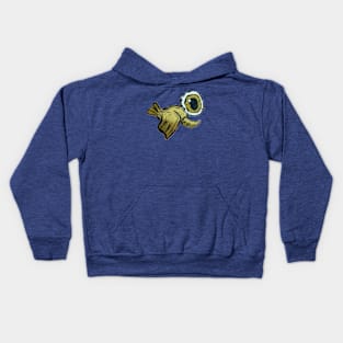 One Eyed Crazy Bird Kids Hoodie